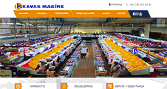 Desktop Screenshot of kavakmakine.com