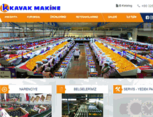 Tablet Screenshot of kavakmakine.com